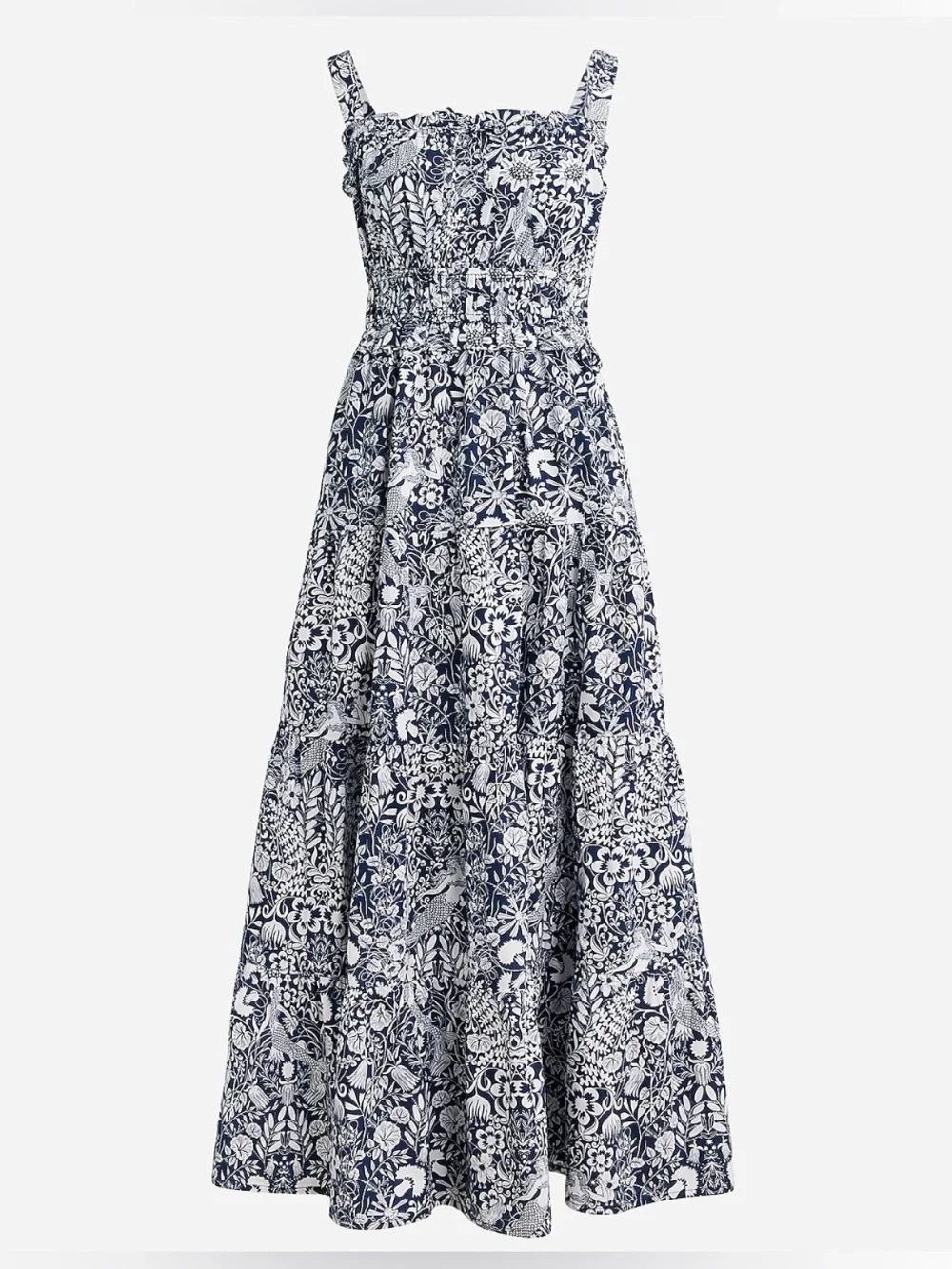 Sevilla Tiered Dress by J.Crew XXL Mermaid Floral